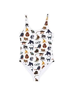 Burberry Ladies Monkey Print One-Piece Swimsuit