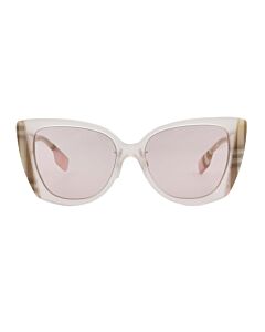 Burberry Meryl 54 mm Pink/Check Pink Sunglasses