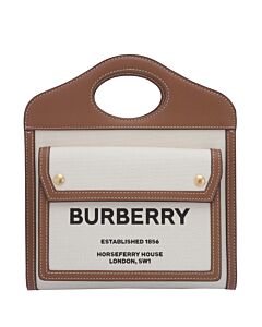 Burberry Natural/Malt Brown Tote