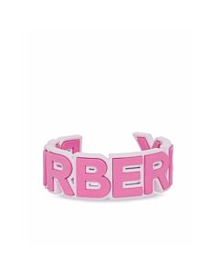 Burberry Primrose Pink Rubberised Logo Cuff