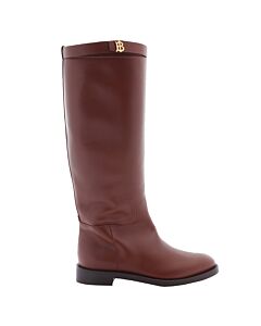 Burberry Redgrave Flat Knee High Riding Boots, Brand Size 38.5 (US Size 8.5)