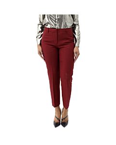 Burberry Wiluna Cage Pattern Wool Trousers