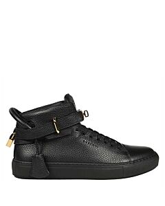 Buscemi Men's Black Alce High-Top Leather Sneakers