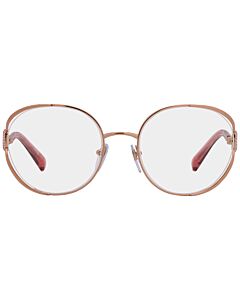 Bvlgari 54 mm Pink Gold Eyeglass Frames