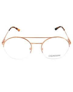 Calvin Klein 52 mm Rose Gold Eyeglass Frames