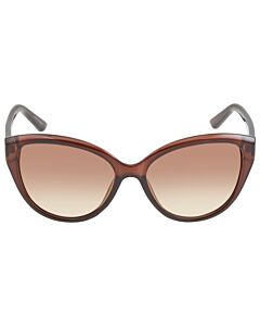Calvin Klein 55 mm Crystal Brown Sunglasses