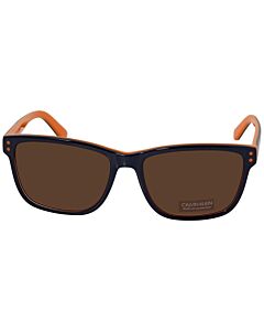 Calvin Klein 57 mm Blue/Orange Sunglasses