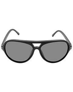 Calvin Klein 58 mm Matte Black Sunglasses