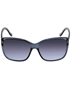 Calvin Klein 60 mm Crystal Blue Sunglasses