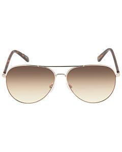 Calvin Klein 60 mm Gold Sunglasses