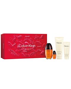 Calvin Klein Ladies Obsession 4pc Gift Set Fragrances 3616303455316