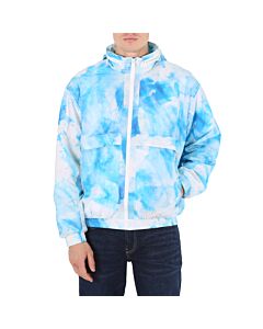 Calvin Klein Men's Summer Splash Aop Seasonal Cloud Print Nylon Windbreaker Jacket