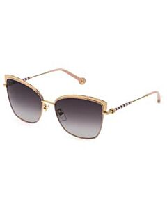 Carolina Herrera 57 mm Gold Sunglasses
