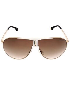 Carrera 66 mm Gold Sunglasses