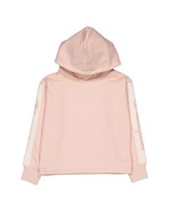 Champion Girls Pink Logo Hooded Sweatshirt