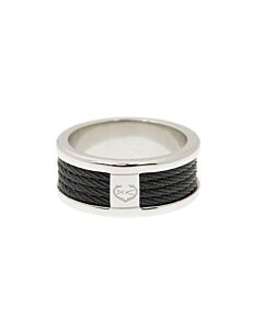 Charriol Forever Young Steel Black PVD Cable Ring