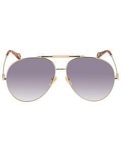 Chloe 62 mm Gold Sunglasses