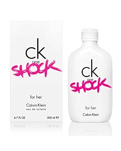Ck One Shock by Calvin Klein EDT Spray 6.7 oz (200 ml) (w)