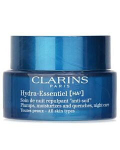 Clarins Hydra-Essentiel [HA²] Plumps, Moisturizes And Quenches Night Cream Hydra-Essentiel 1.7 oz Skin Care 3666057098055