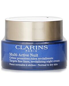 Clarins Multi Active Night Targets Fine Lines Revitalizing Night Cream 1.7 oz Skin Care 3666057016035