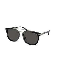 Coach 53 mm Black/Gunmetal Sunglasses