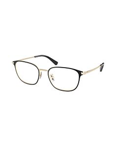 Coach 54 mm Satin Black/Light Gold Eyeglass Frames