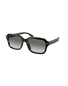 Coach 56 mm Black/Dark Tortoise Sunglasses