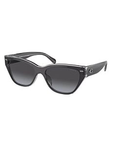Coach 56 mm Transparent Dark grey Sunglasses