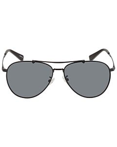 Coach 60 mm Satin Black Sunglasses