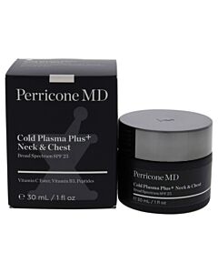 Cold Plasma Plus Neck and Chest Broad Spectrum SPF 25 by Perricone MD for Unisex - 1 oz Moisturizer