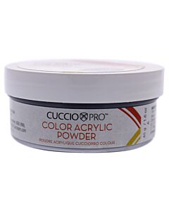 Colour Acrylic Powder - Licorice Black by Cuccio Pro for Women - 1.6 oz Acrylic Powder