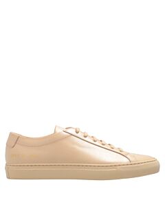 Common Projects Ladies Apricot Achilles Low-Top Sneakers