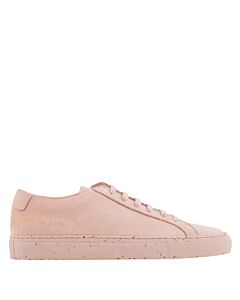 Common Projects Ladies Blush Achilles Low-Top Leather Sneakers