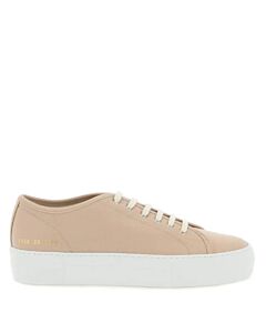 Common Projects Ladies Nude Tournament Low-Top Sneakers