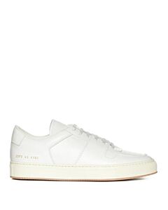 Common Projects Men's Off White Decades Low-Top Sneakers