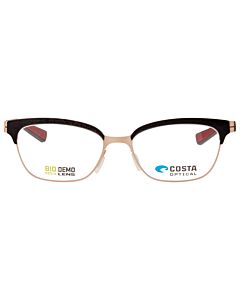 Costa Del Mar 52 mm Brushed Pale Gold Eyeglass Frames