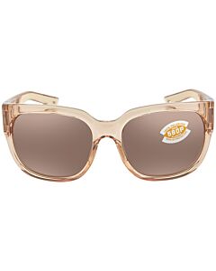 Costa Del Mar 58 mm Shiny Blonde Crystal Sunglasses
