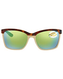 Costa Del Mar Anaa 55 mm Shiny Tortoise/Cream Sunglasses