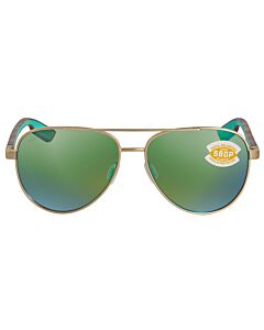 Costa Del Mar PELI 57 mm Brushed Gold Sunglasses