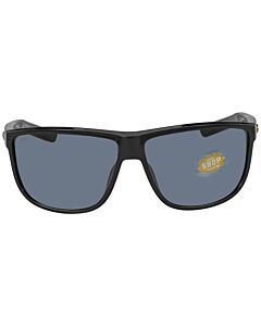 Costa Del Mar 61 mm Shiny Black Sunglasses