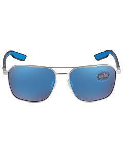 Costa Del Mar WADER 58 mm Brushed Silver Sunglasses
