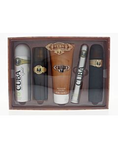 Cuba Men's Gold Gift Set Fragrances 5425017736103