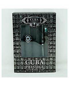 Cuba Men's Prestige Black Gift Set Fragrances 5425017736158