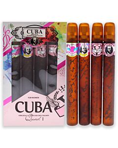 Cuba Quad I by Cuba for Women - 4 Pc Gift Set