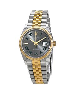 Datejust 36 Stainless Steel Jubilee & 18k Yellow Gold Grey Dial Watch