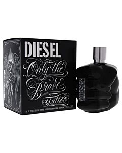 Diesel Men's Only The Brave Tattoo EDT Spray 4.2 Fragrances 3605521534200