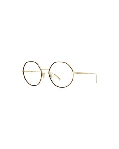 Dior 55 mm Shiny Endura Gold Eyeglass Frames