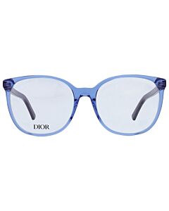 Dior 57 mm Blue Eyeglass Frames