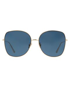 Dior 59 mm Shiny Gold Sunglasses