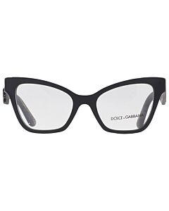 Dolce and Gabbana 50 mm Black Eyeglass Frames